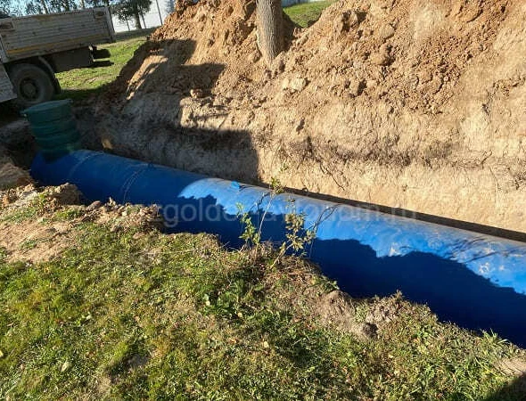 Газгольдер для дома в Одинцово с земляными работами