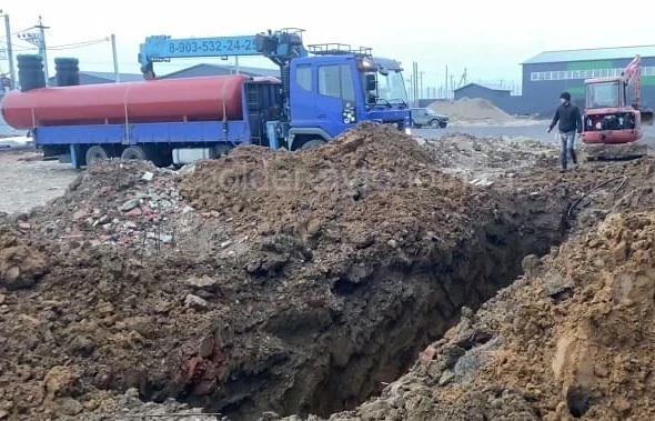 Монтаж газгольдера Реал Инвест под ключ в Одинцово подземно