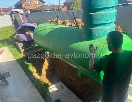 Особенности газгольдера для дома под ключ в Одинцово