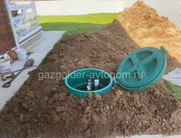 Подземный газгольдер в Одинцово под ключ для частного дома